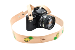 Pineapple Leather Camera Strap